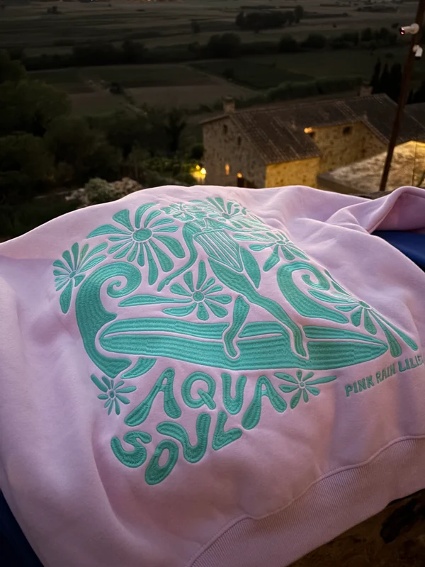 Beach Surf Graphic Hoodie