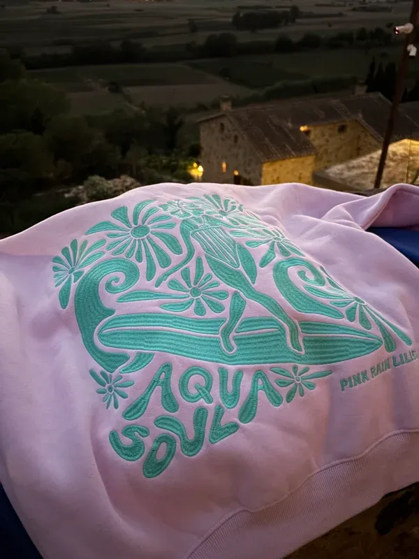 Beach Surf Graphic Hoodie