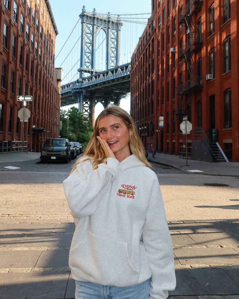 Oversized 'New York' Hoodie
