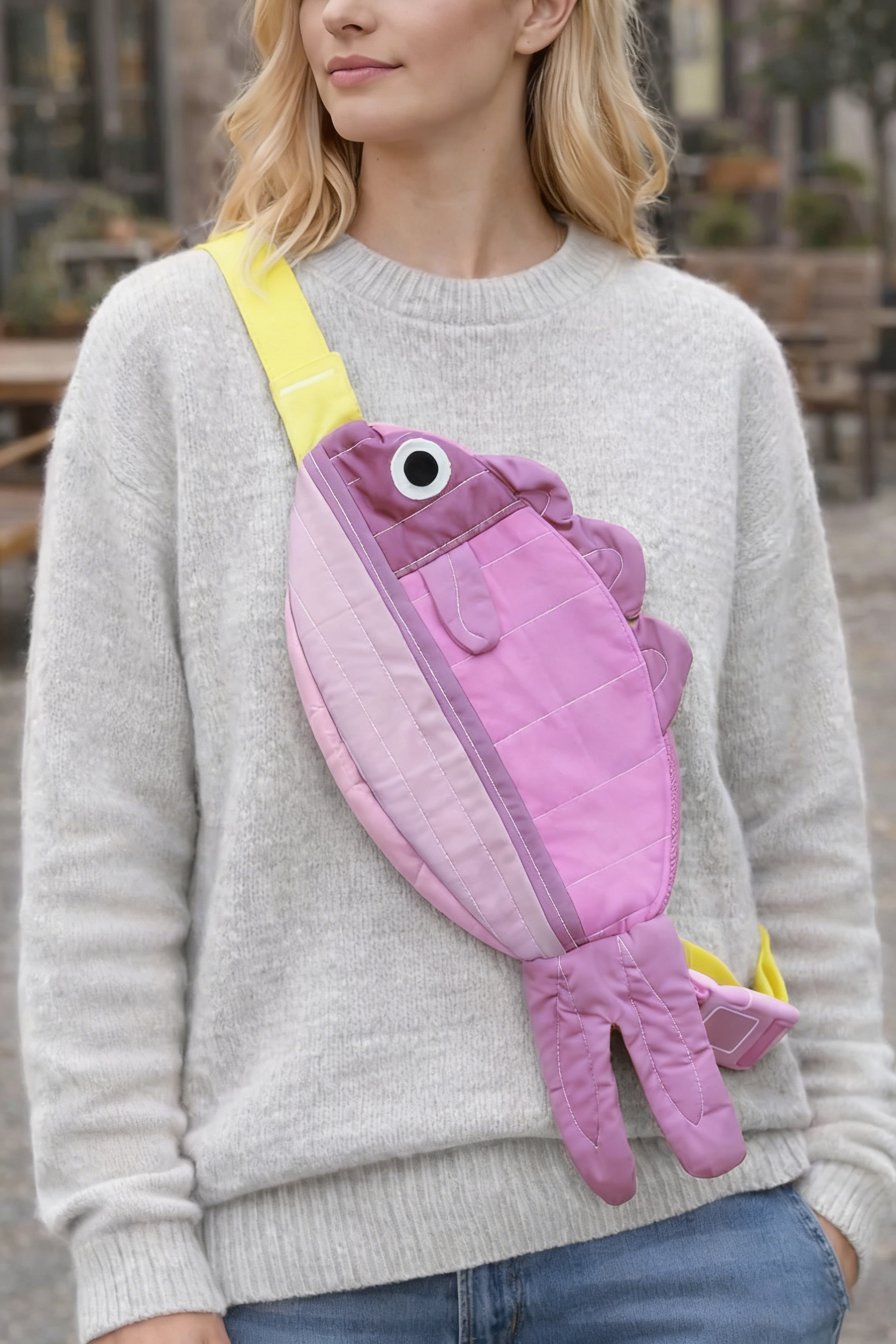 Swim Along Crossbody Fish Bag