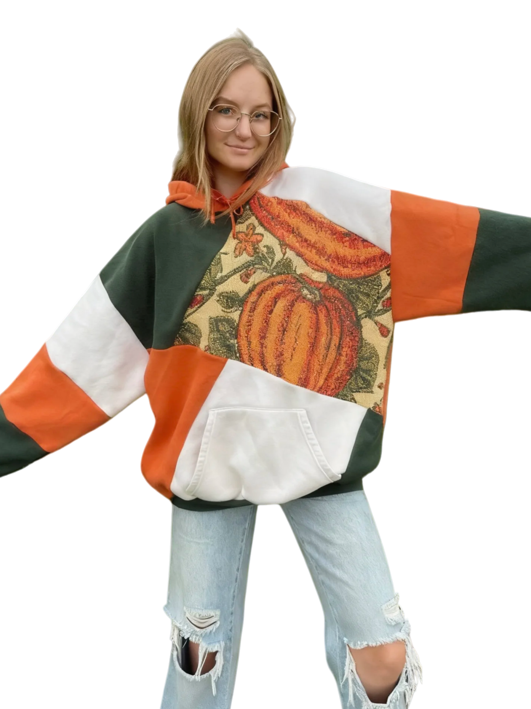 Pumpkin Patchwork Hoodie