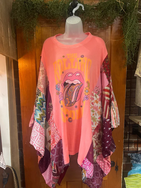 Pink ROLLING STONES Mix & Match Tee