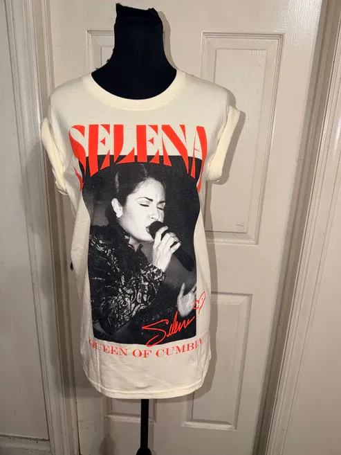 Selena Distressed Tee