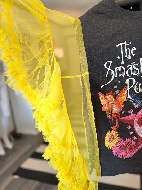 Smashing Pumpkins Upcycled Rockstar Poncho