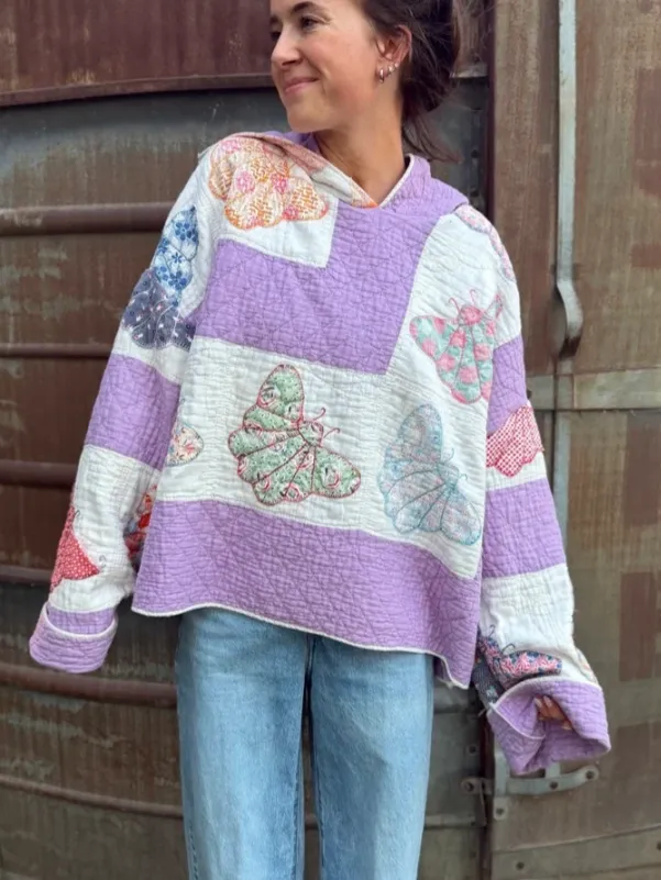 Purple Butterfly Hoodie