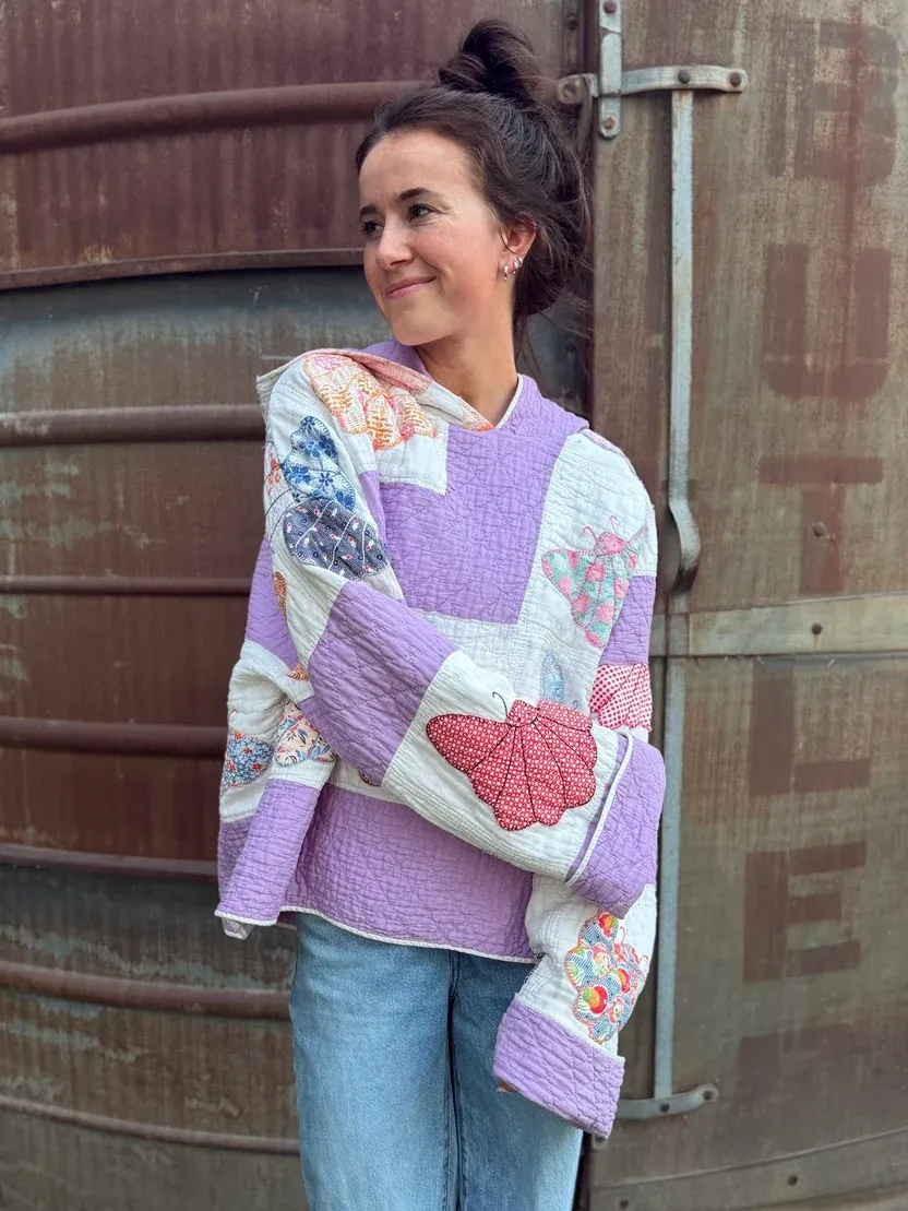Purple Butterfly Hoodie
