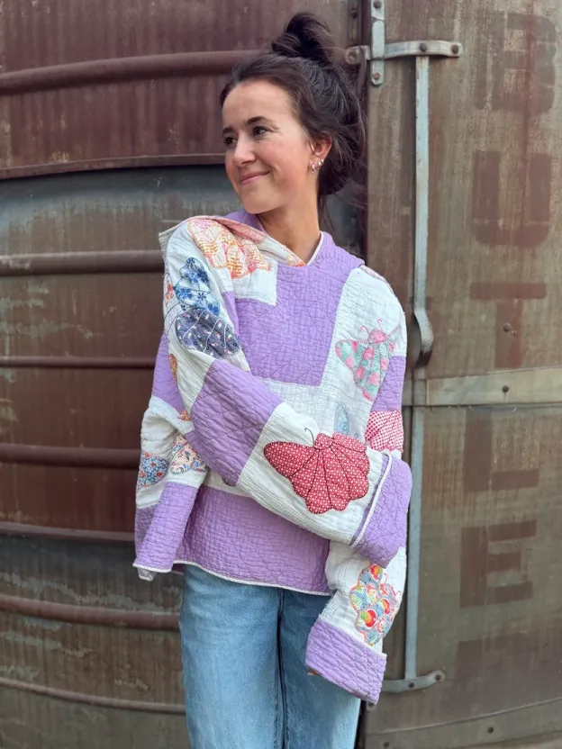 Purple Butterfly Hoodie