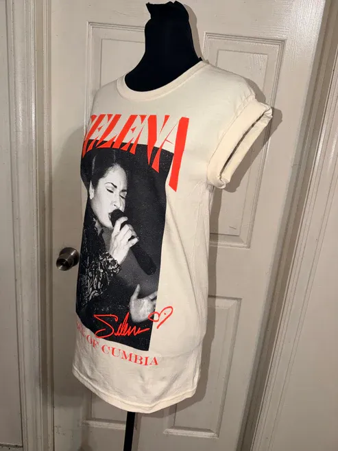 Selena Distressed Tee
