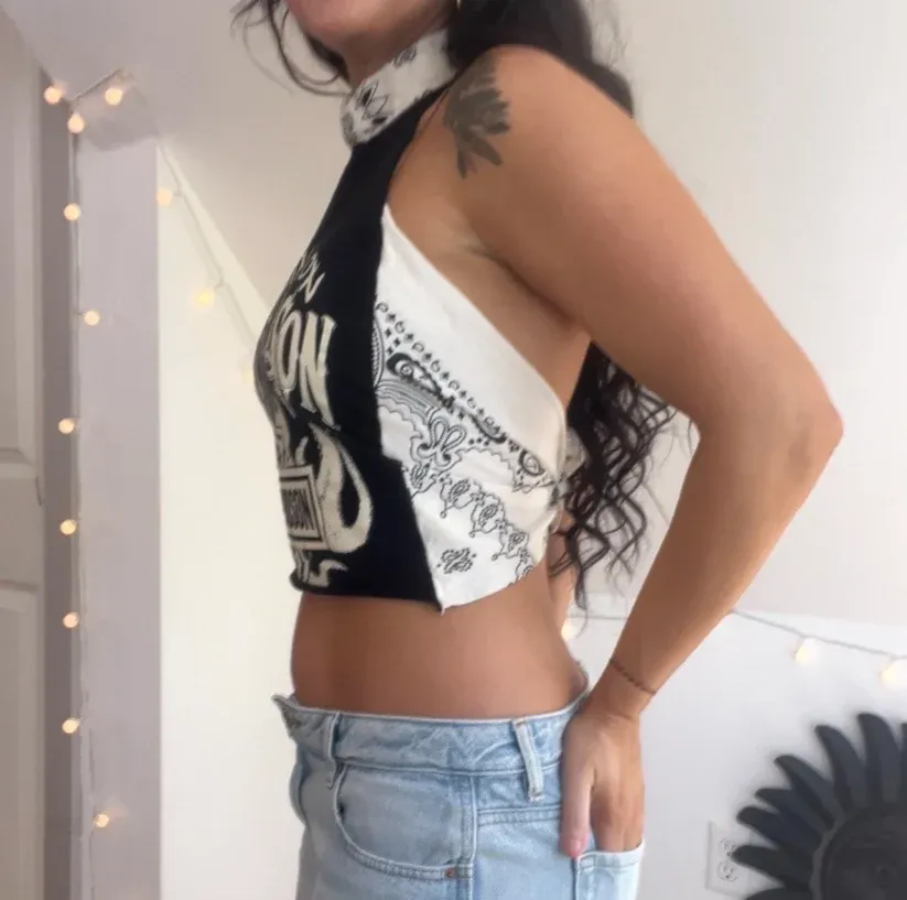 Harley Davidson Flame Halter Top