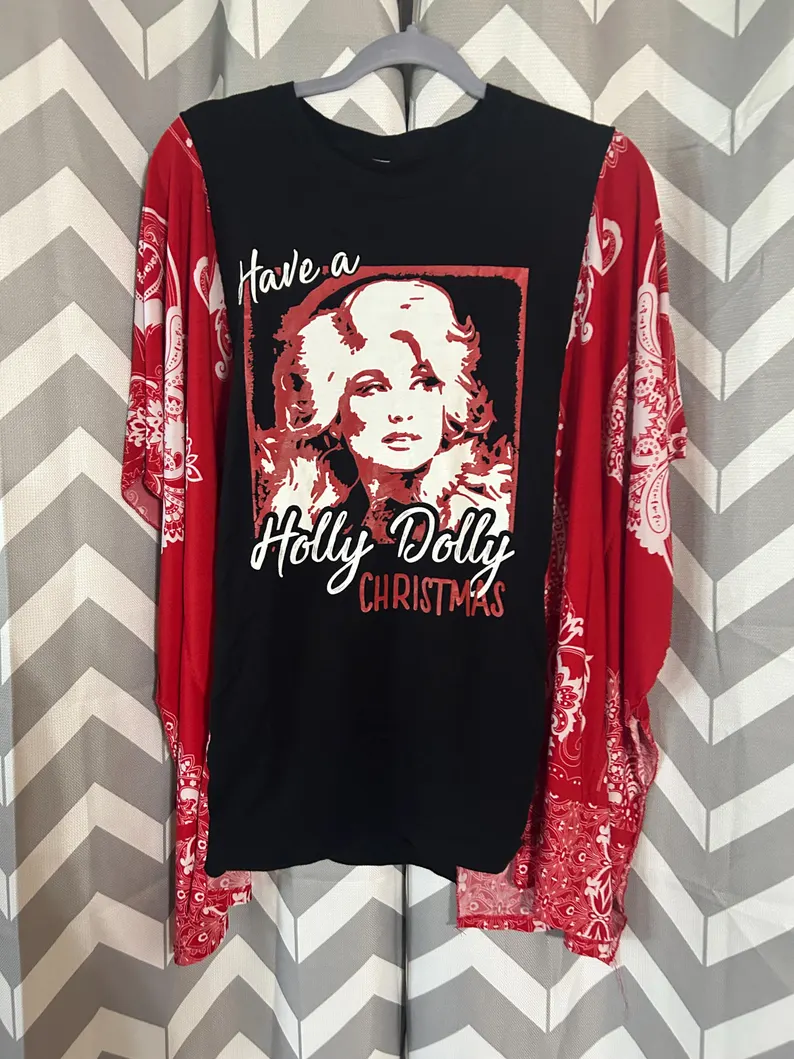 Holly Dolly Christmas Mix & Match Tee