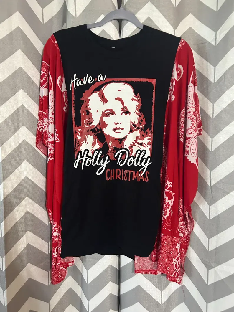 Holly Dolly Christmas Mix & Match Tee