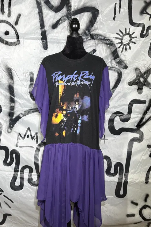 Purple Rain T-shirt Dress
