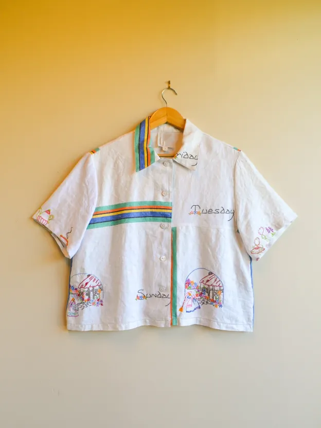 Button Up Shirt | Days of The Week