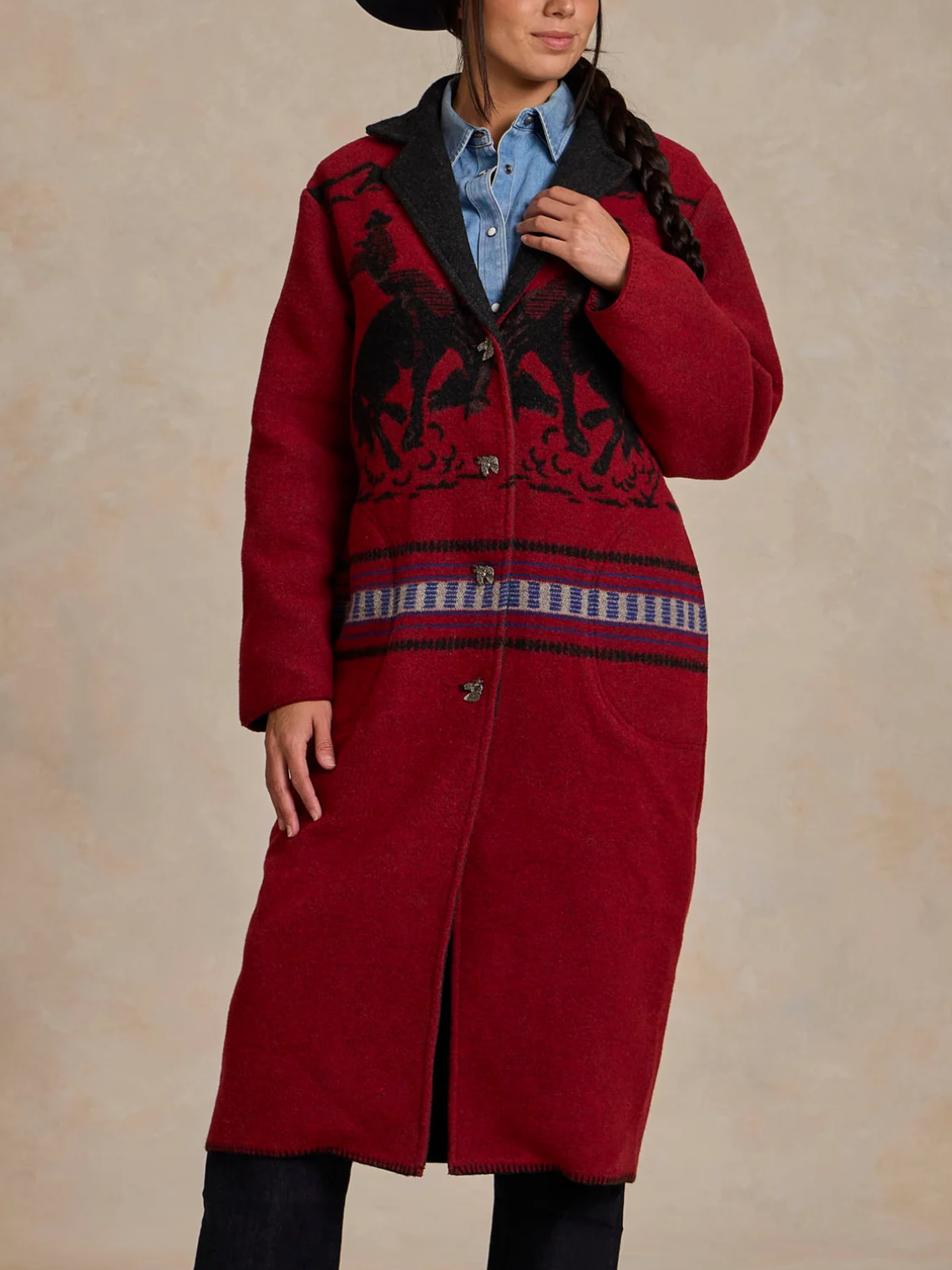 Women's blanket coat