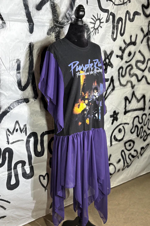 Purple Rain T-shirt Dress