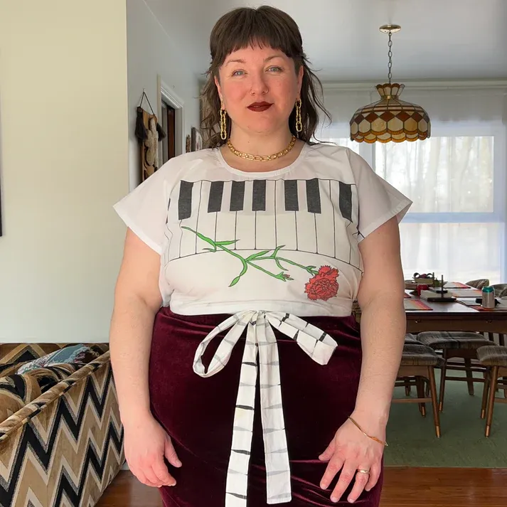 Piano Wrap Top