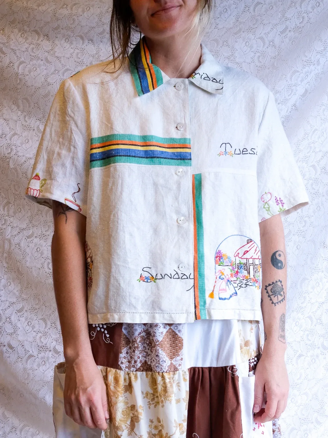 Button Up Shirt | Days of The Week