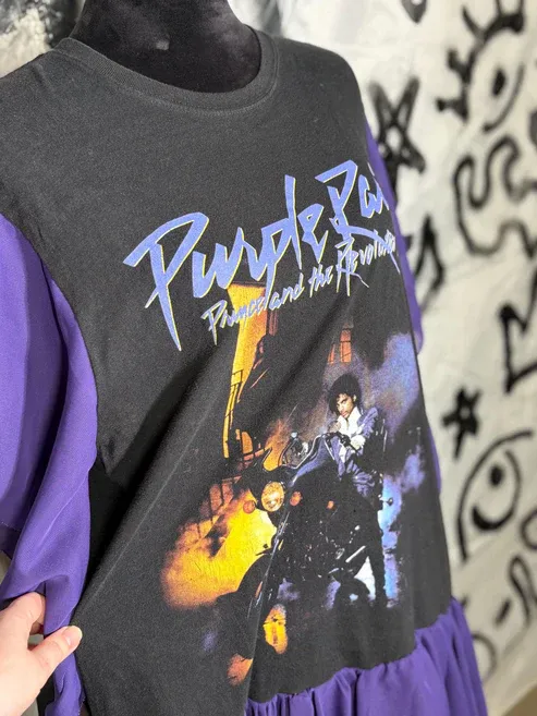 Purple Rain T-shirt Dress