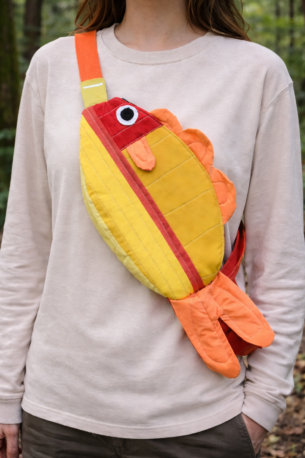 Pre-Order | Handcrafted-Swim Along Crossbody Fish Bag