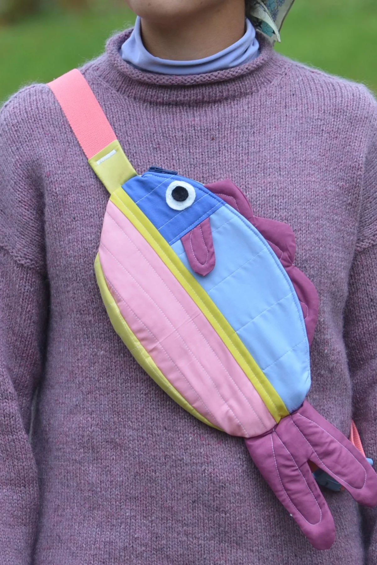 Pre-Order | Handcrafted-Swim Along Crossbody Fish Bag