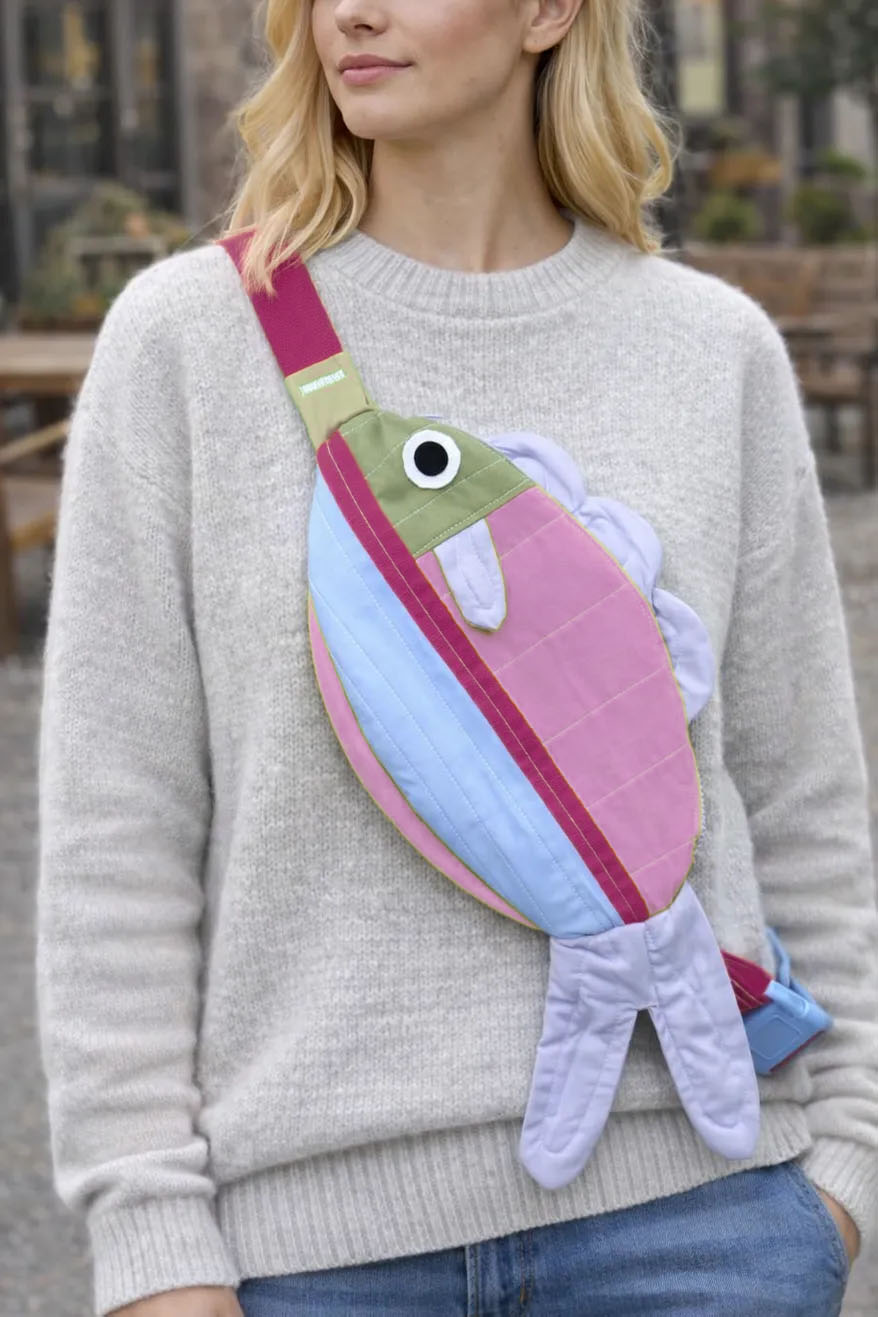 Swim Along Crossbody Fish Bag