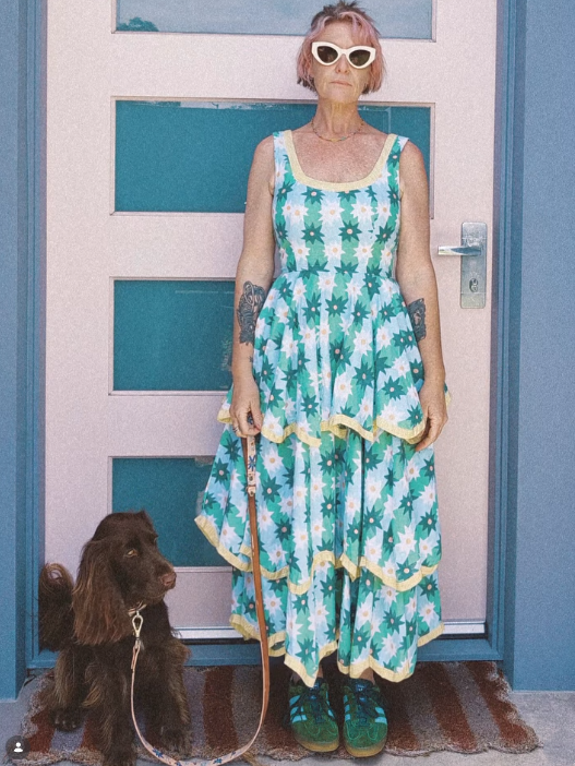 The Millie Dress in Blue