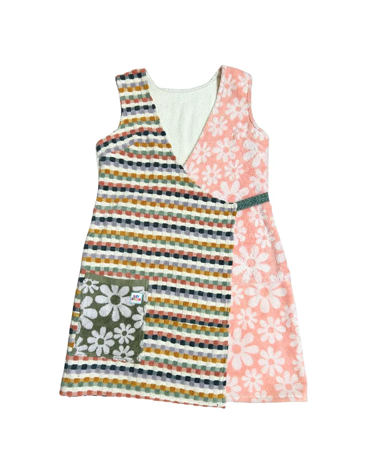 Golden Sands Wrap Towel Dress