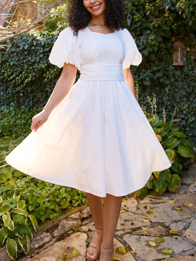 Modest Cotton Dress
