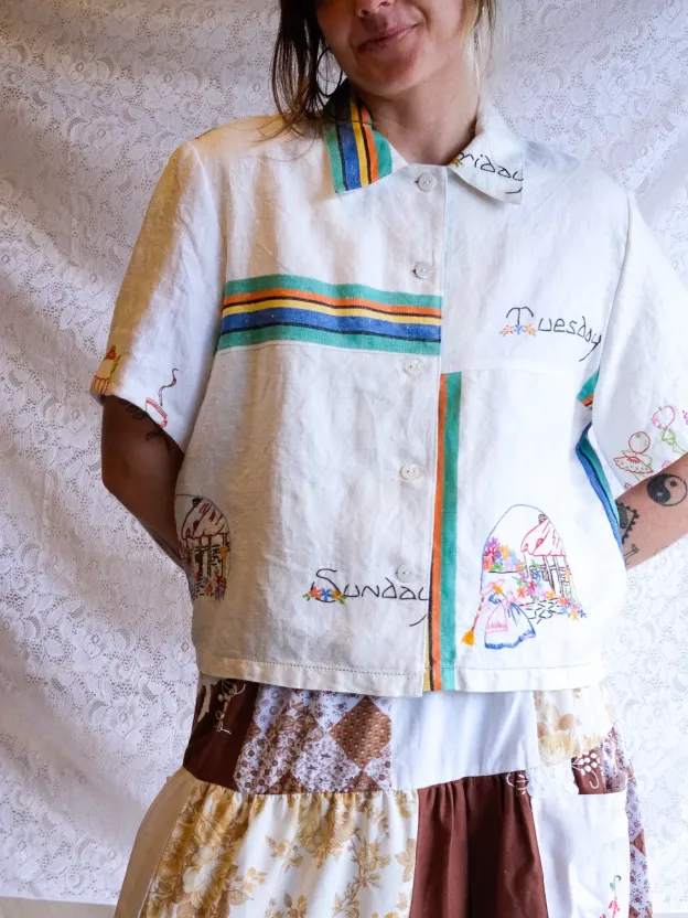 Button Up Shirt | Days of The Week