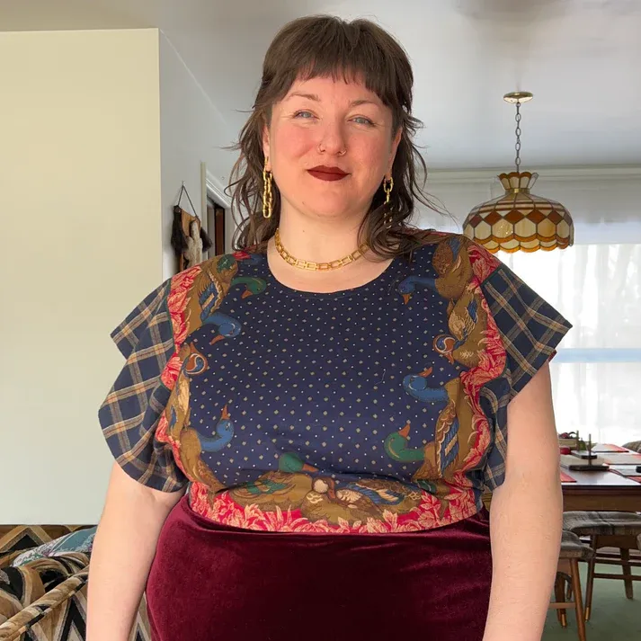 Lots of Ducks Wrap Top