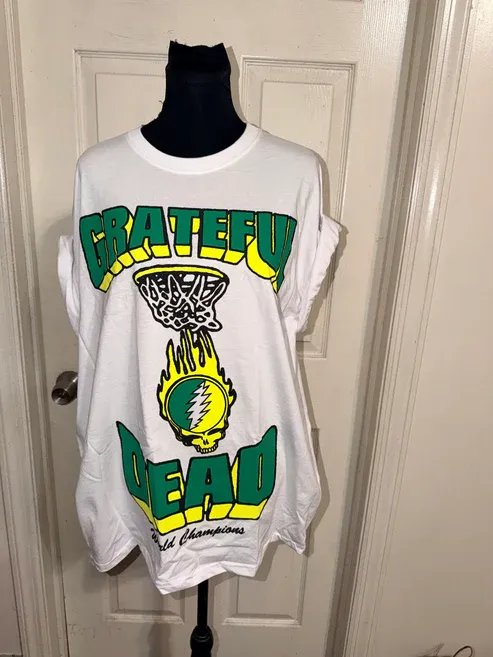Grateful Dead Oversized Distressed Tee