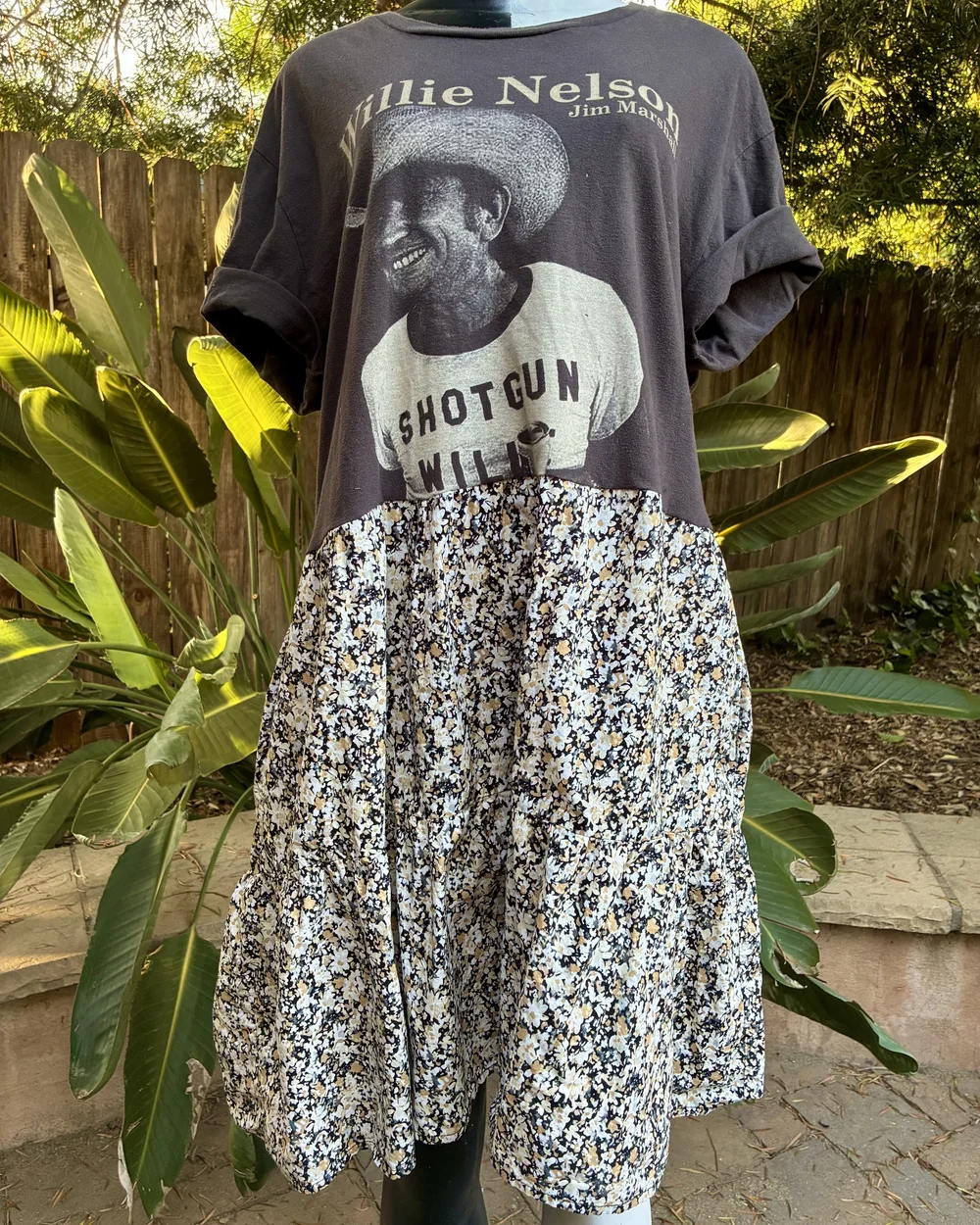 Willie Nelson Patchwork Dress