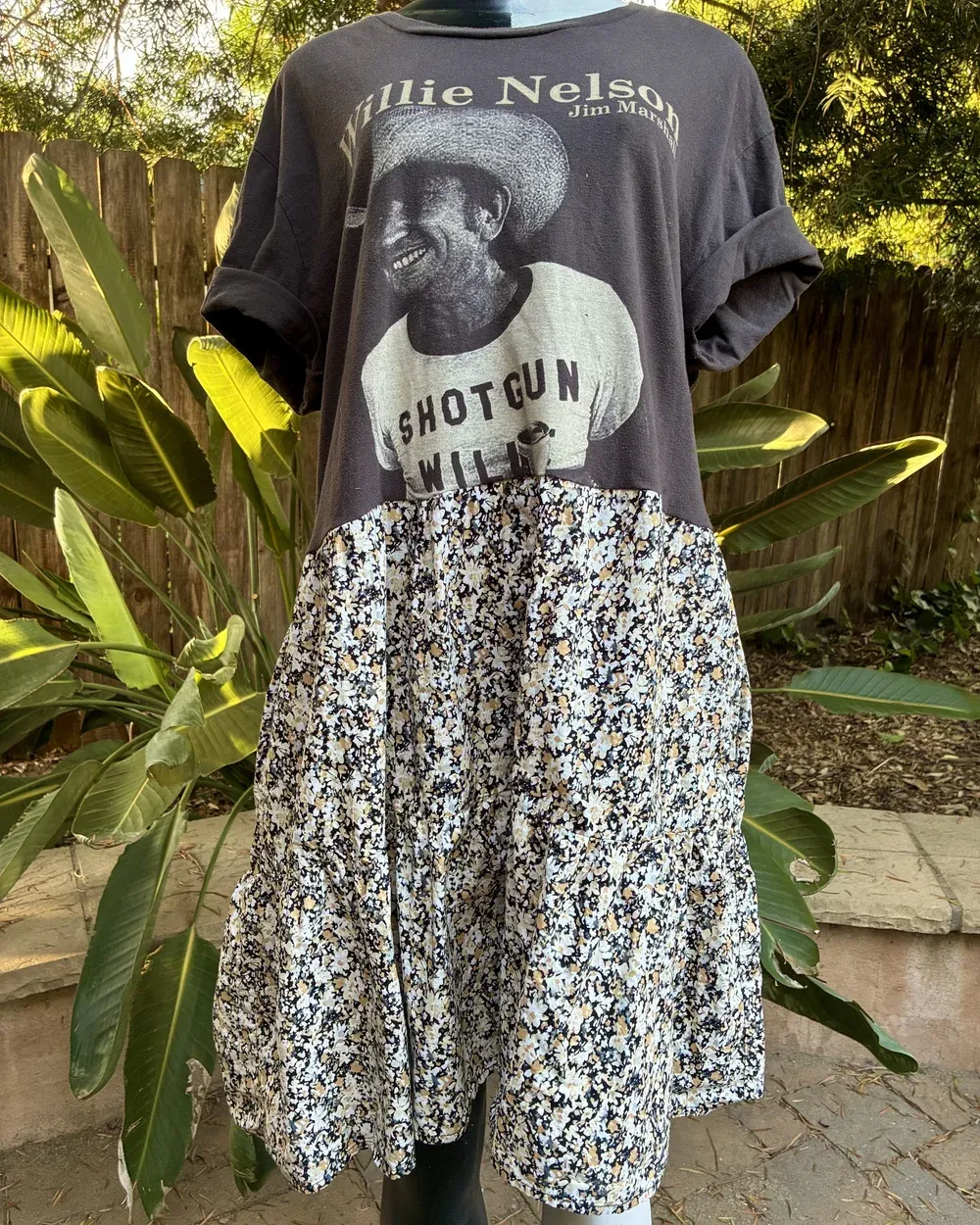 Willie Nelson Patchwork Dress
