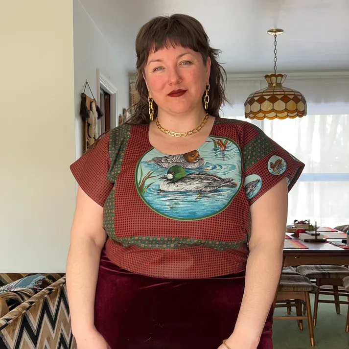 Bufflehead Duck Wrap Top