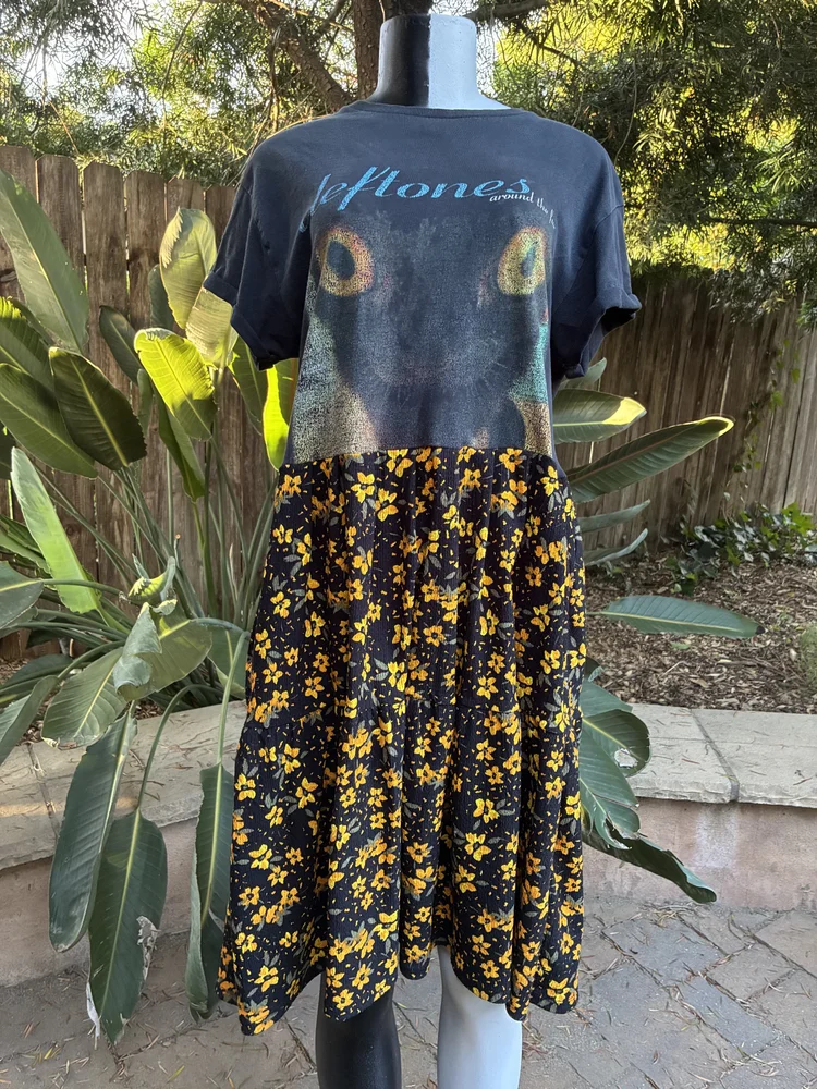 Deftones Patchwork Dress