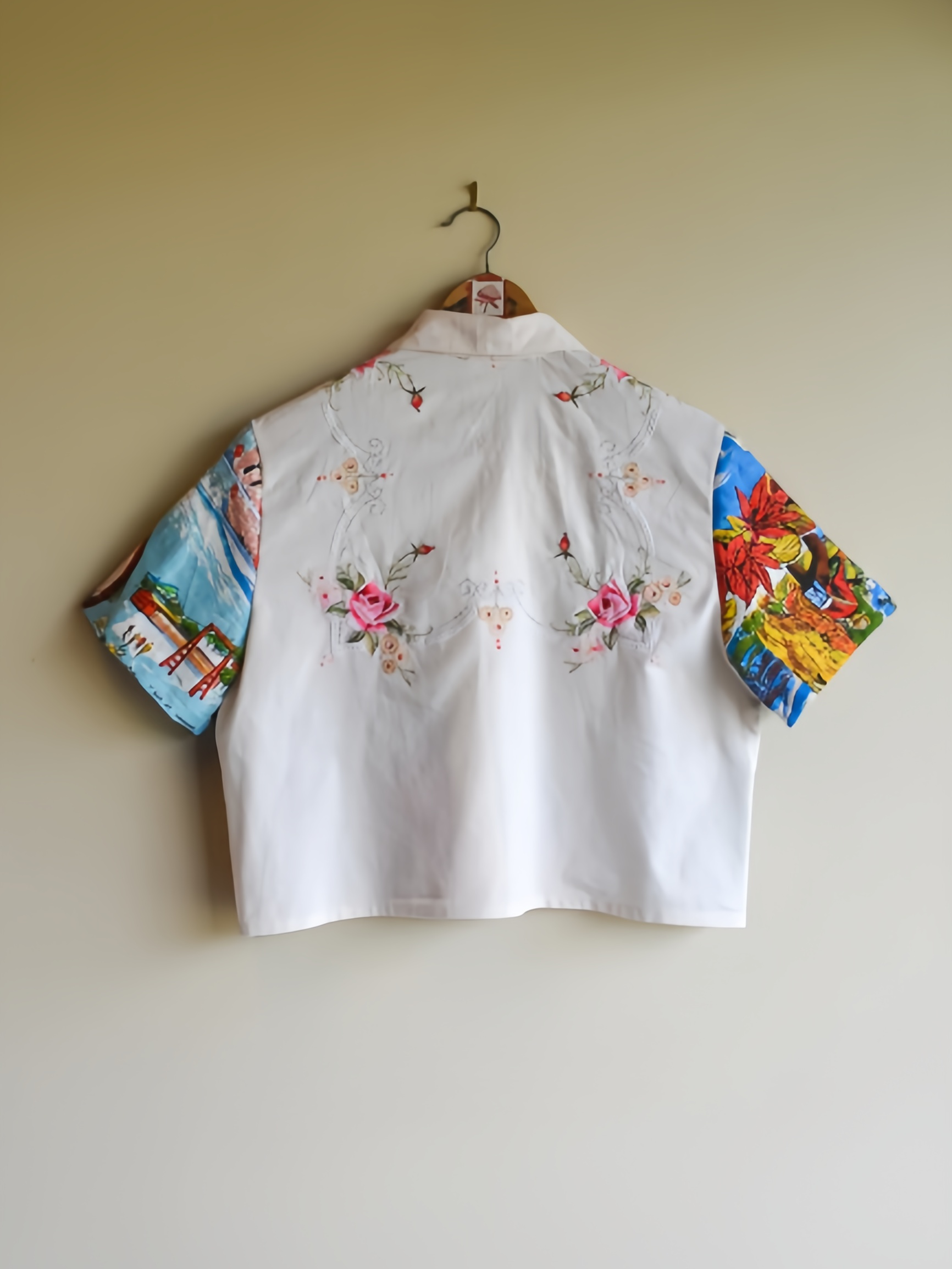 Button Up Shirt | Snowy Mountains