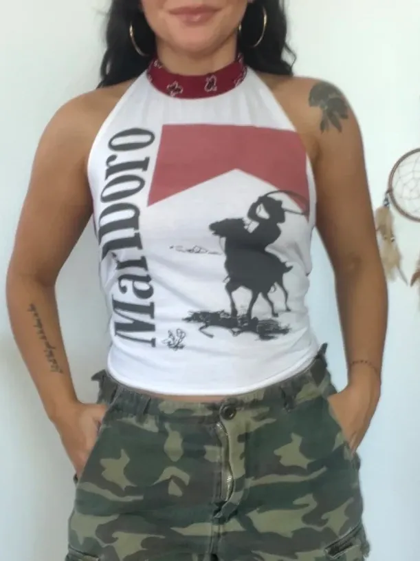 Marlboro Flame Halter Top