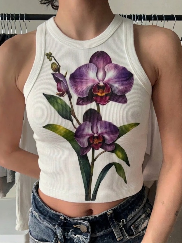 Flower Crop Top