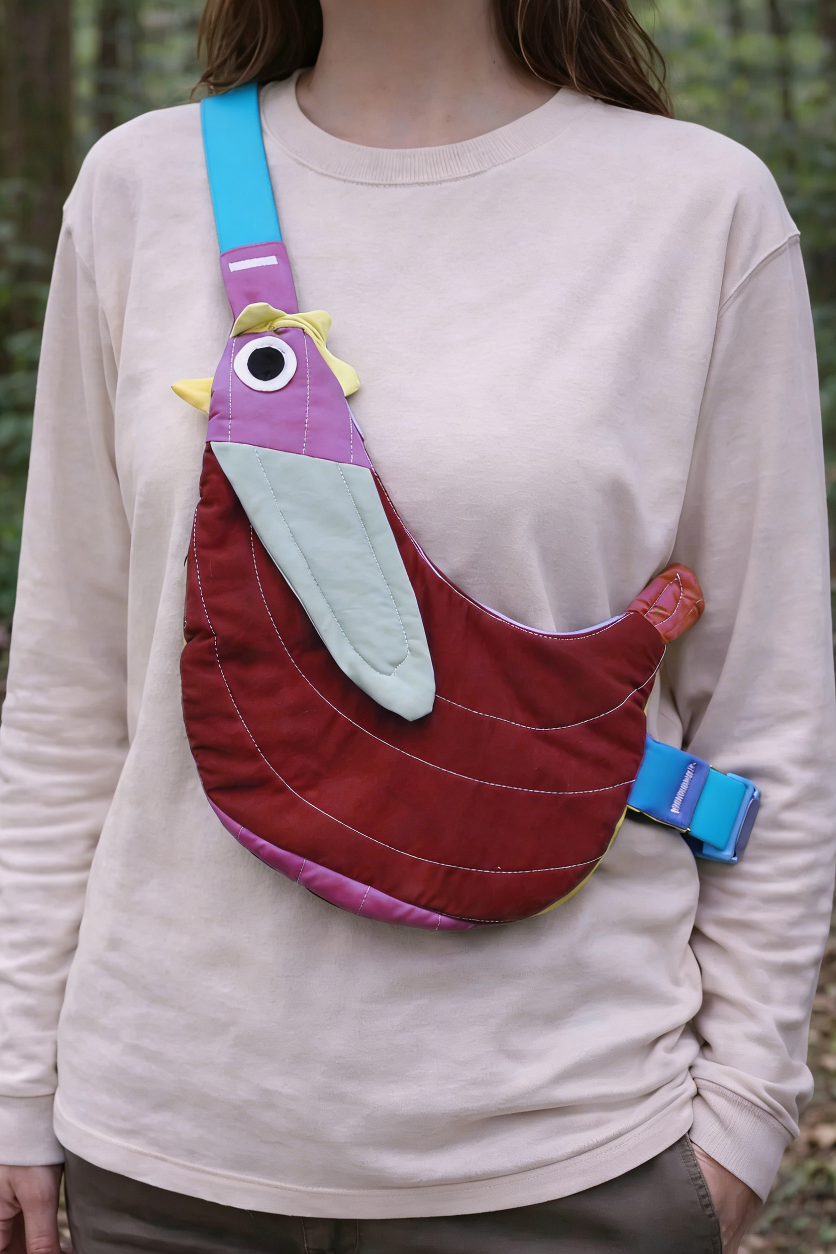 Fly Away Crossbody Bird Bag - Chicken