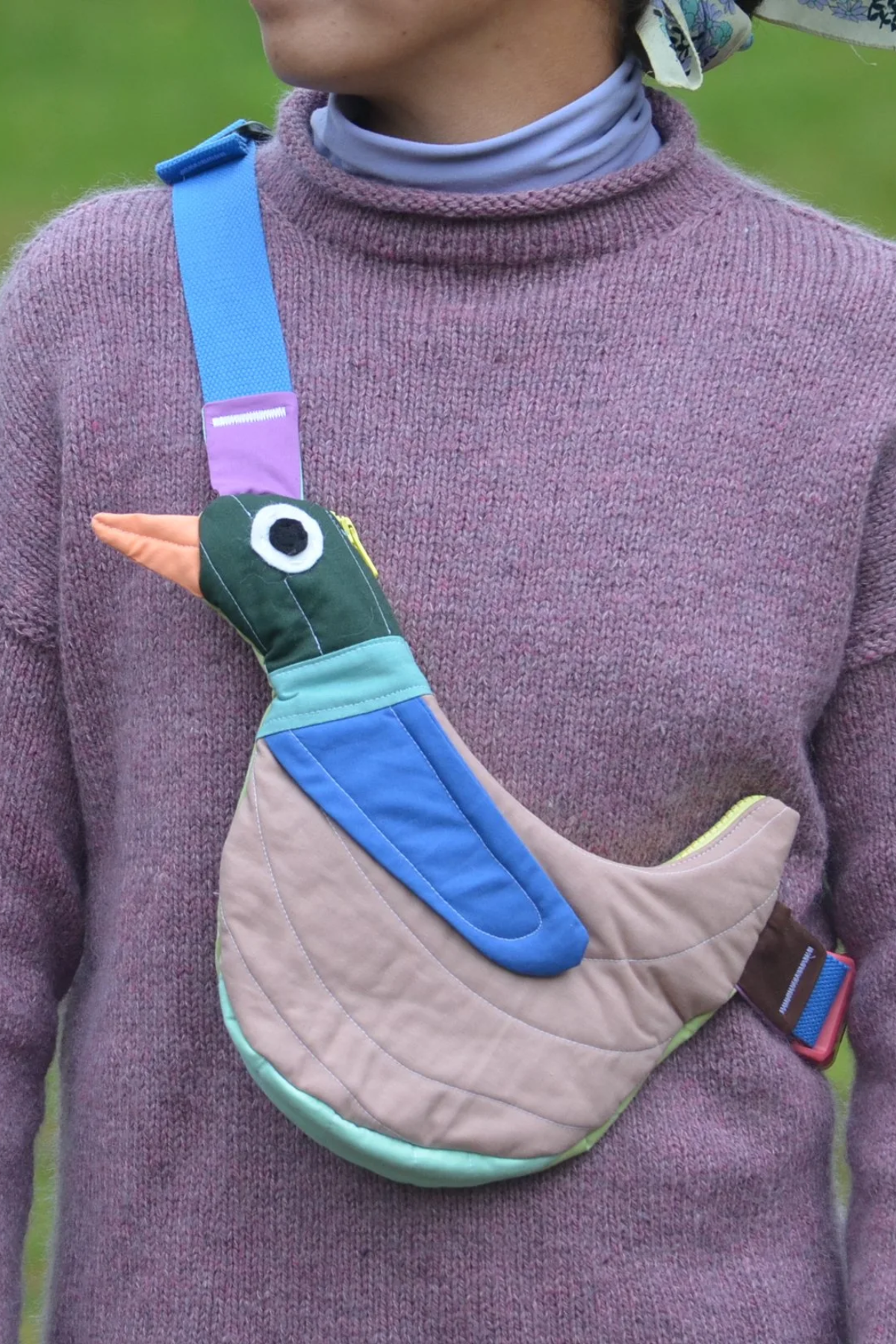 Pre-Order | Handcrafted-Fly Away Crossbody Bird Bag  - Duck