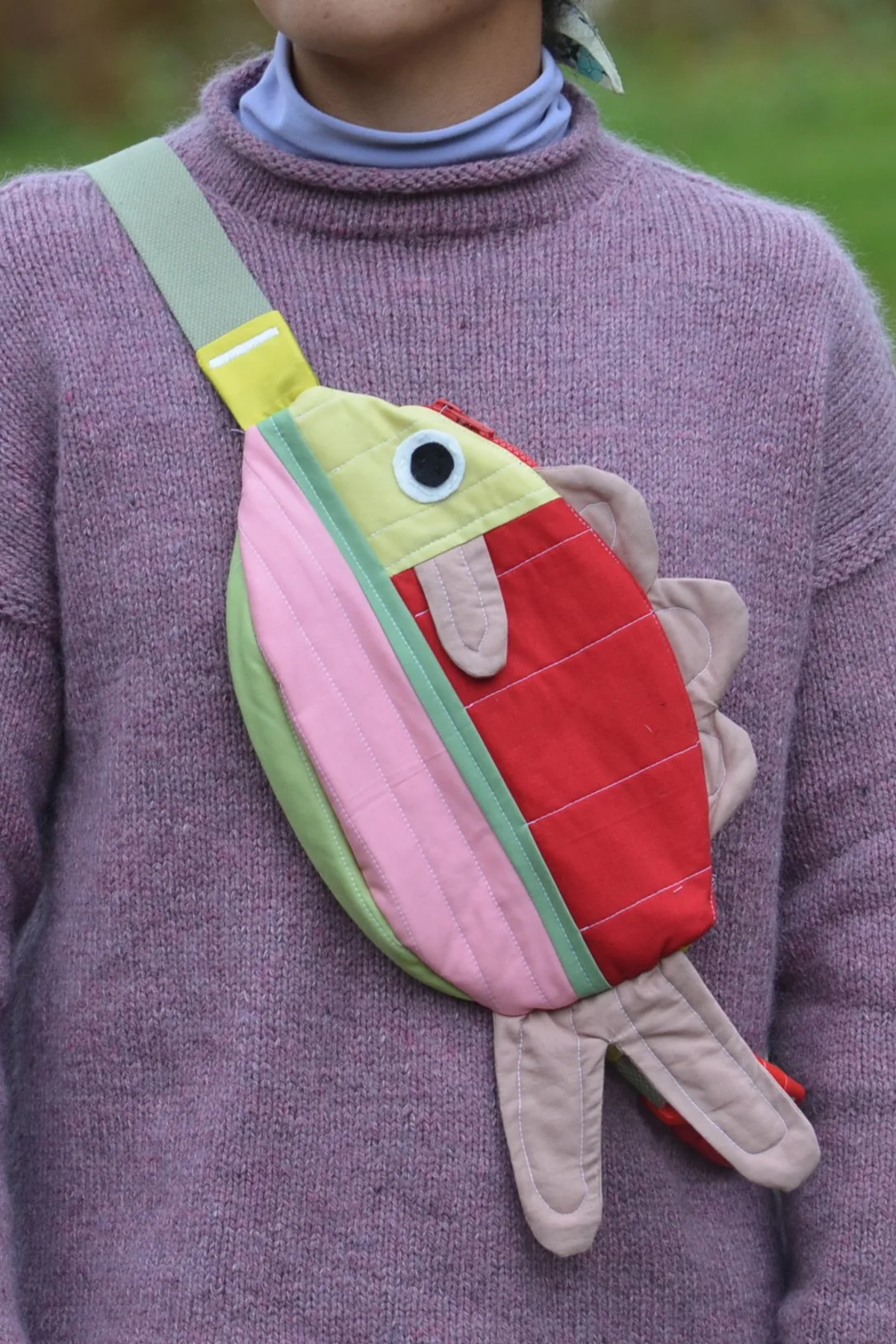 Pre-Order | Handcrafted-Swim Along Crossbody Fish Bag