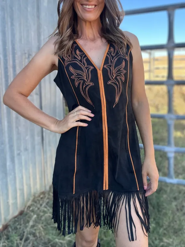 Arielle Fringe Dress