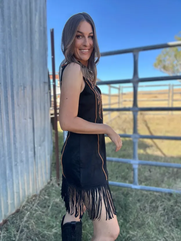 Arielle Fringe Dress