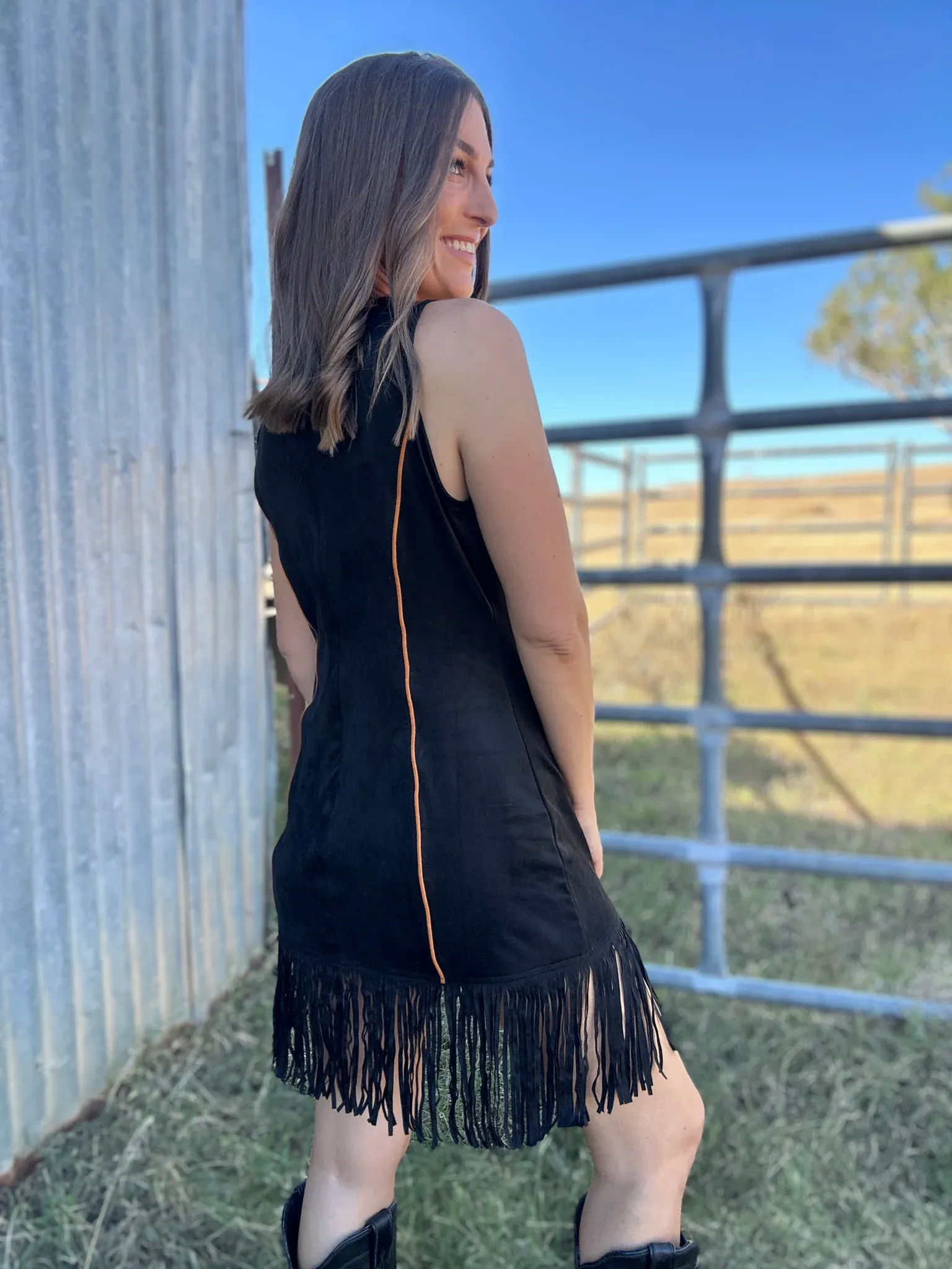 Arielle Fringe Dress