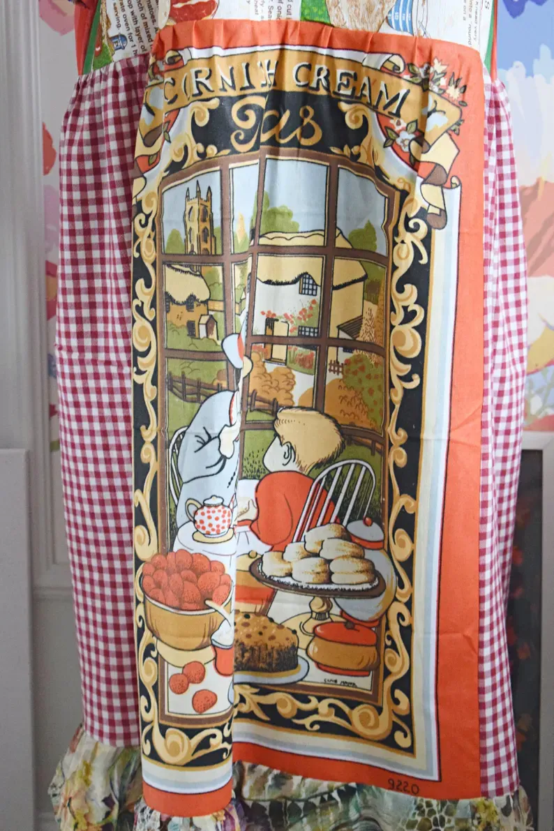 Original Vintage Recipe Patchwork Dress