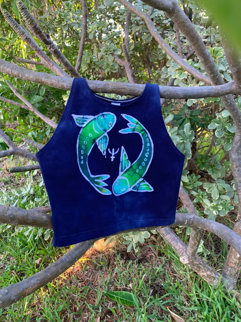 Pisces Crop Top