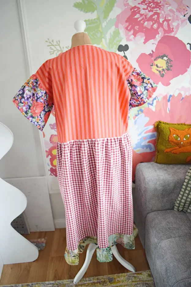 Original Vintage Recipe Patchwork Dress