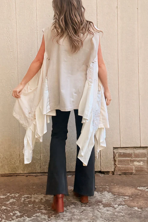 Bronco Graphic Print Dolman-Sleeve Tee