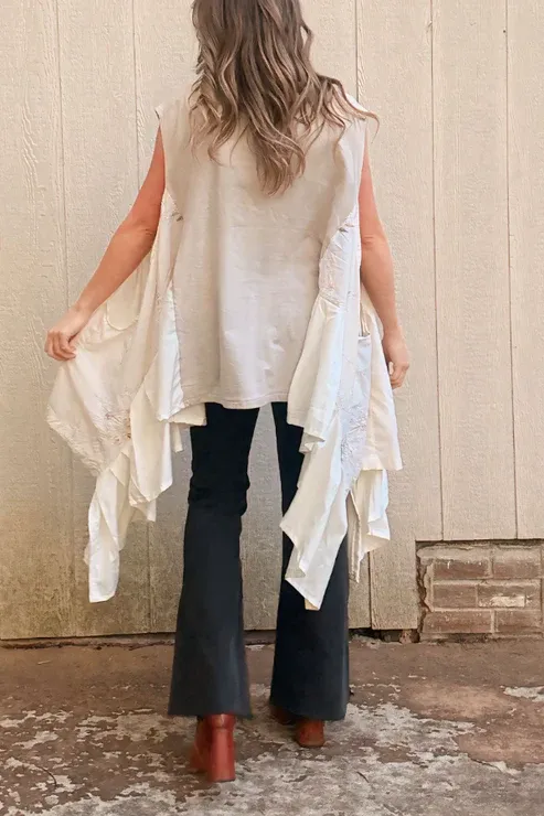 Bronco Graphic Print Dolman-Sleeve Tee