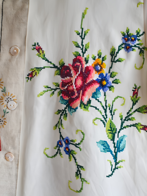 Button Up Shirt | Embroidery